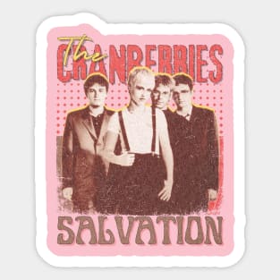 The Cranberries Vintage 1989 // Salvation Original Fan Design Artwork Sticker